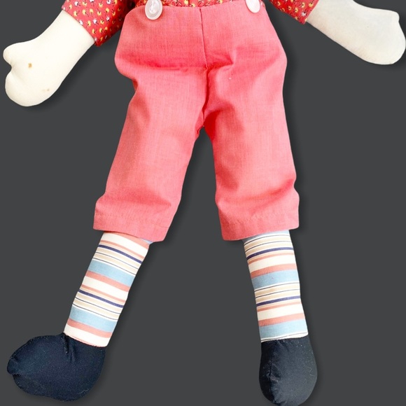 💜 Vintage Handmade Raggedy Ann Doll Homemade Kids Toy Collectors Item 22” Tall - Picture 7 of 15